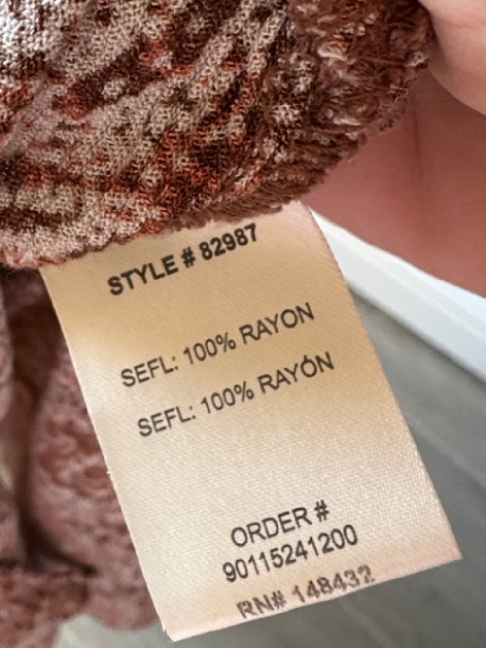 Brown Paisley Spaghetti-Strap Maxi Dress - Picture 7 of 7